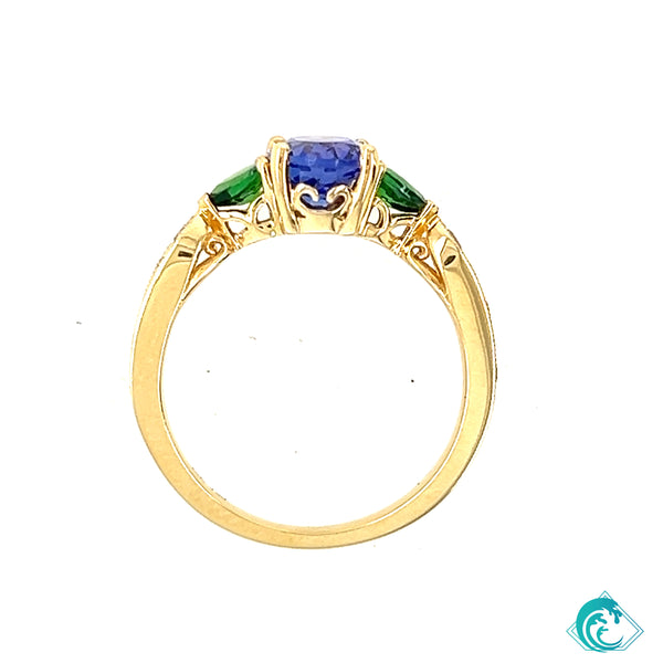 18KY Tanzanite Kealia Ring