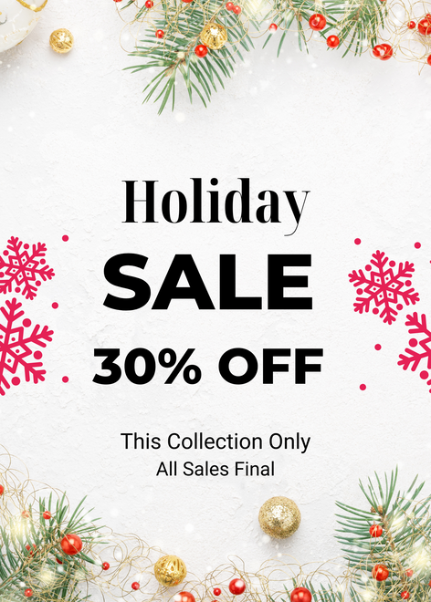 Holiday 30% Off Sale