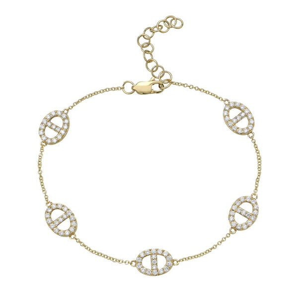 14KY Diamond Nolani Bracelet