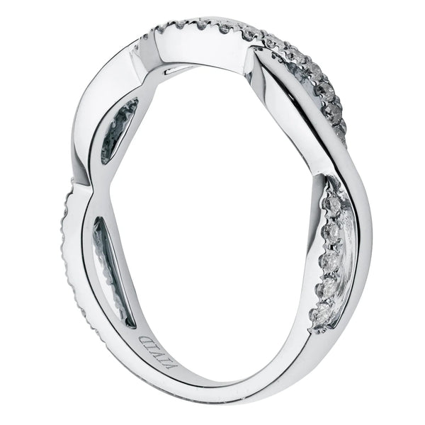 14KW Diamond Twist Band