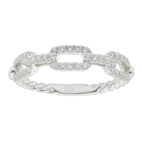 14KW Diamond Link Band