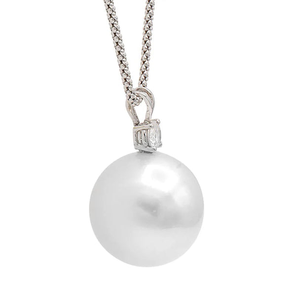18KW White Australian South Sea Pearl Diana Pendant