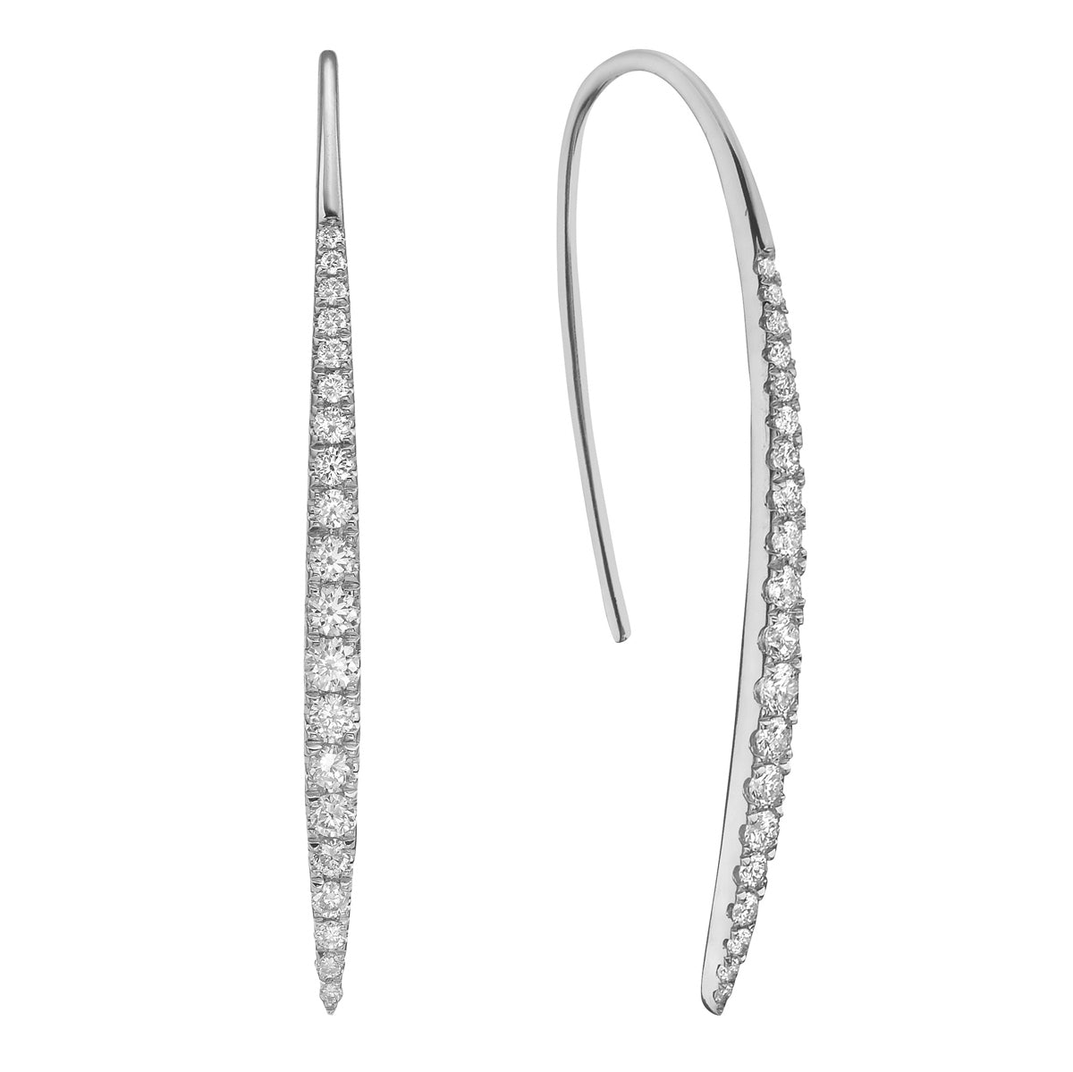 18KW Diamond Maui Earrings
