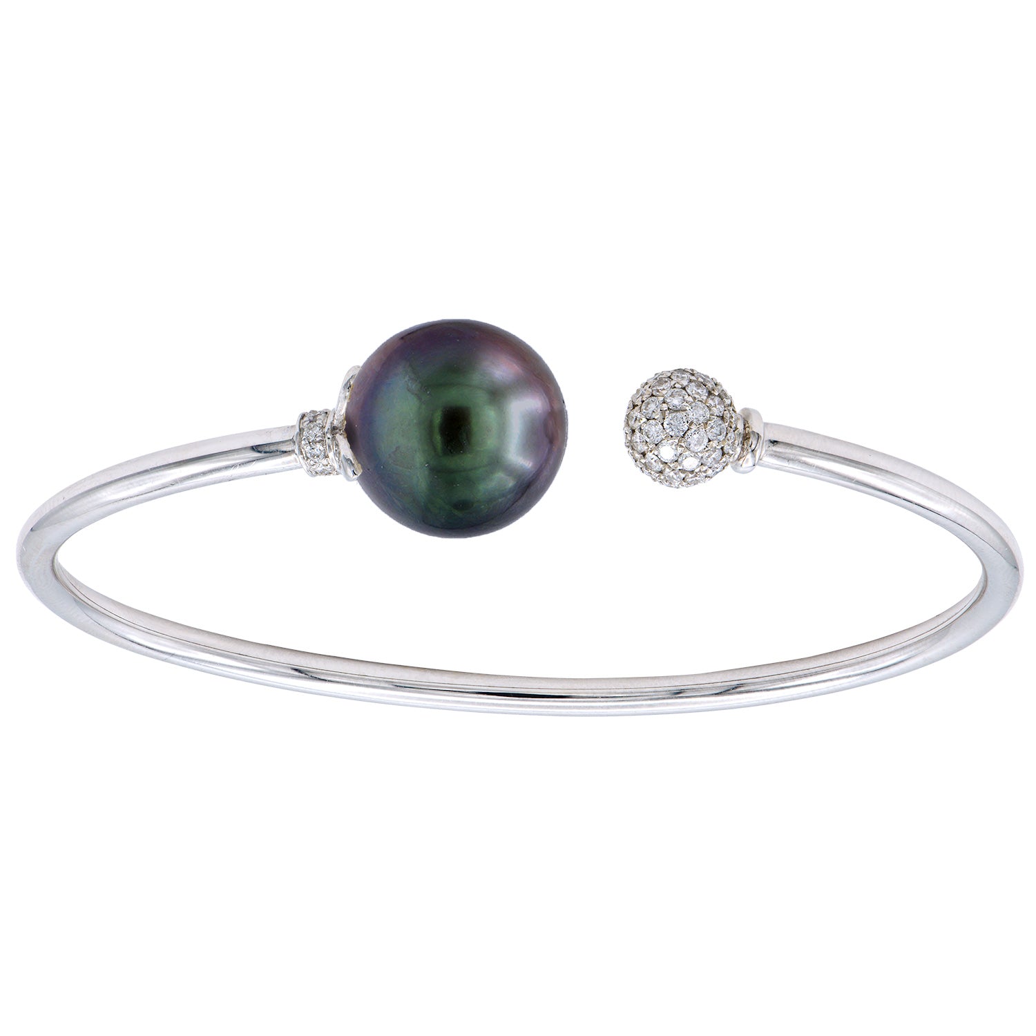 18KW Tahitian Pearl Bella Bangle