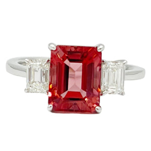 18KW Pink Tourmaline Talia Ring