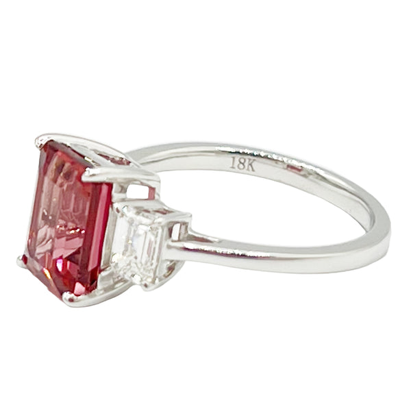 18KW Pink Tourmaline Talia Ring