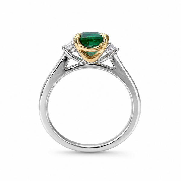 14KYW Emerald Moani Ring