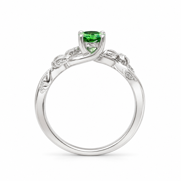 14KW Tsavorite Tropical Ring