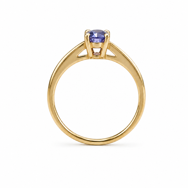 14KY Tanzanite Maʻalahi Ring