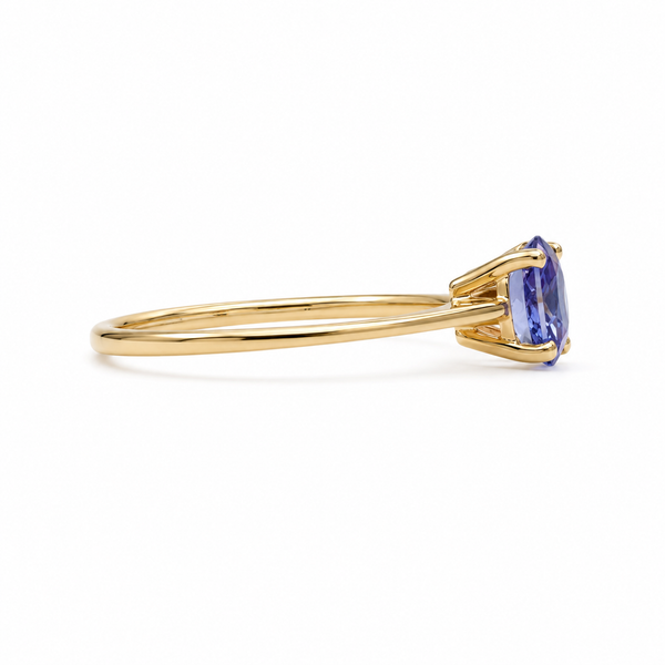 14KY Tanzanite Maʻalahi Ring