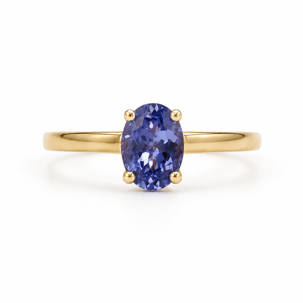 14KY Tanzanite Maʻalahi Ring