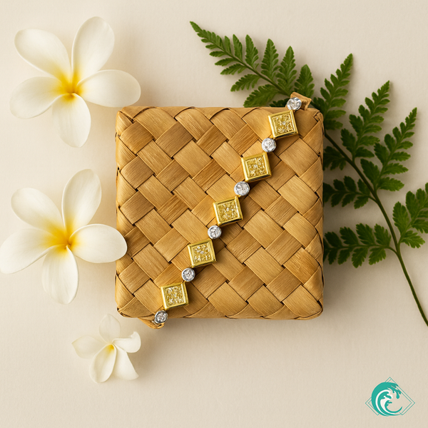 18K Fancy Yellow Princess Diamond Bracelet