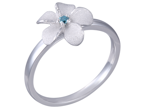 14KW Plumeria Ring