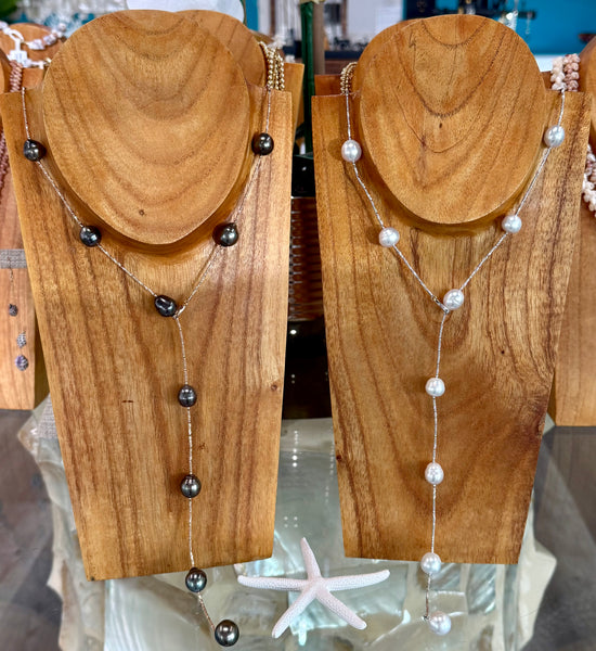 14K WG South Sea Australian Pearl Lariat