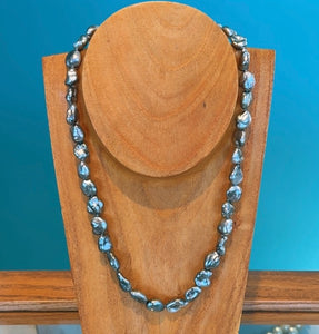 14KY Tahitian Keshi Pearl Strand 18”