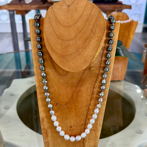 Ombré South Sea Australian & Tahitian Pearl Oprah Strand