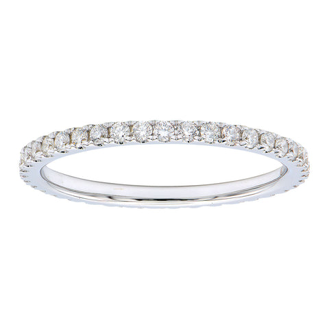 18KW Eternity Diamond Evelyn Band