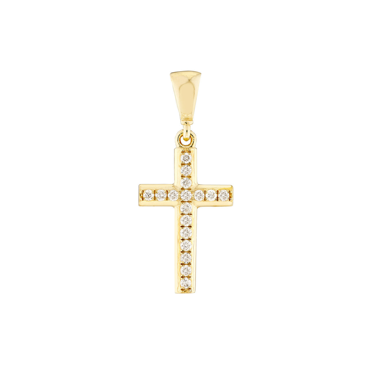 14KY Mini  cross Pendant