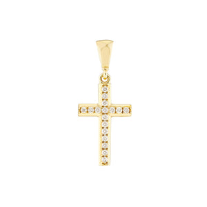 14KY Mini  cross Pendant