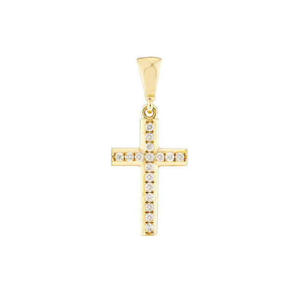 14KY Mini  cross Pendant