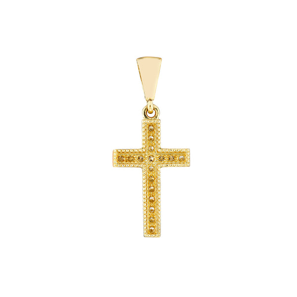 14KY Mini  cross Pendant