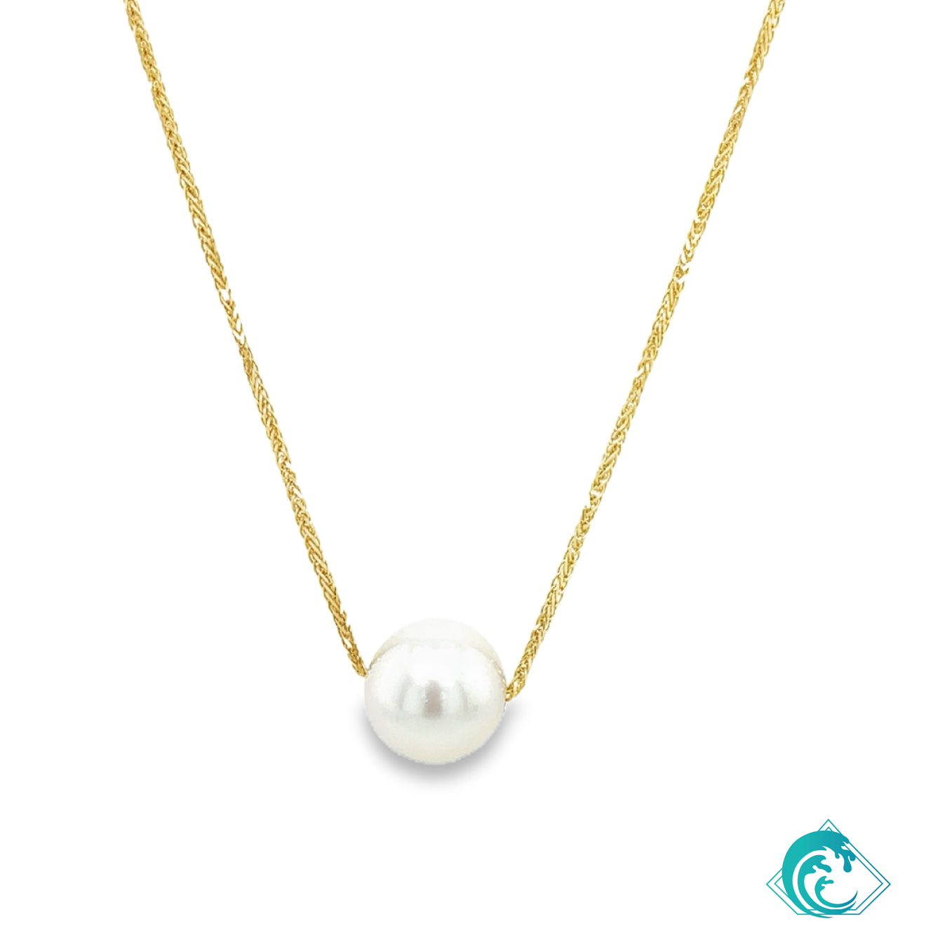 18KY Australian South Sea Pearl Floater