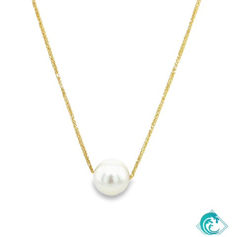 18KY Australian South Sea Pearl Floater