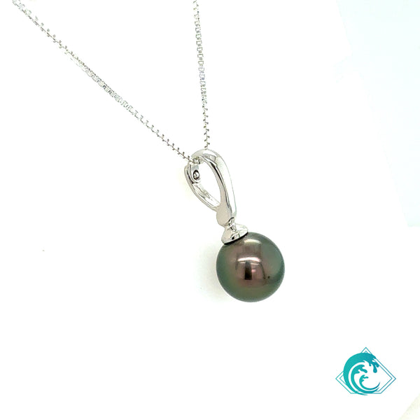 14KW Tahitian Pearl Mauka Enhancer Pendant