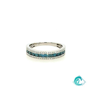 14KW Blue Diamond Tova Band