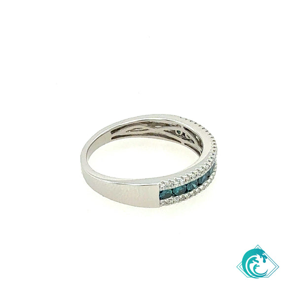 14KW Blue Diamond Tova Band