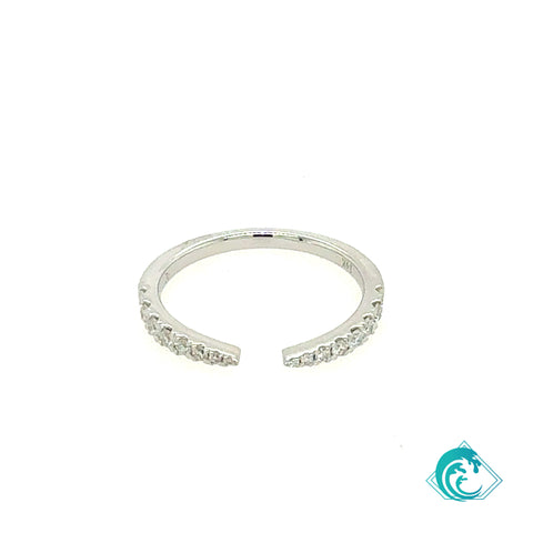 14KW Open Diamond Space Band