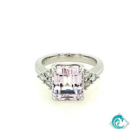 18KW Kunzite Darla Ring