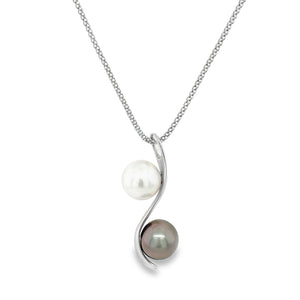 18KW Double South Sea Pearl Necklace