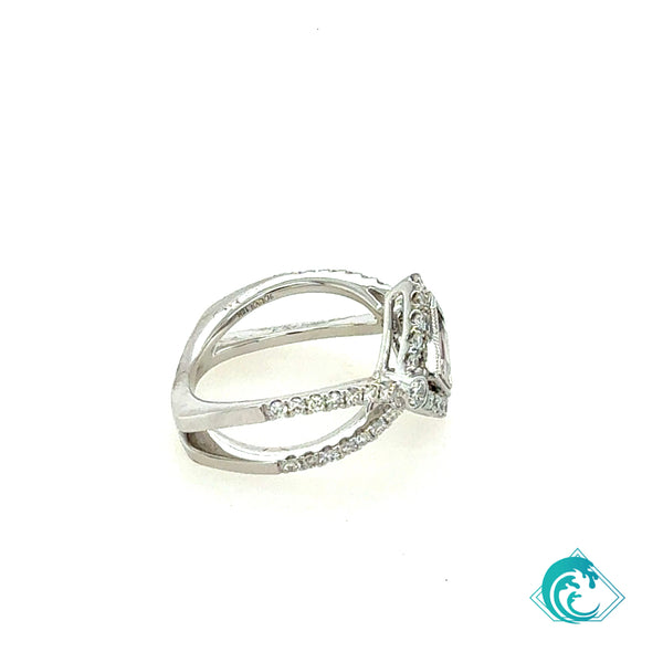 18KW Sapphire Elana Ring
