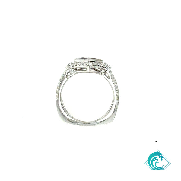 18KW Sapphire Elana Ring