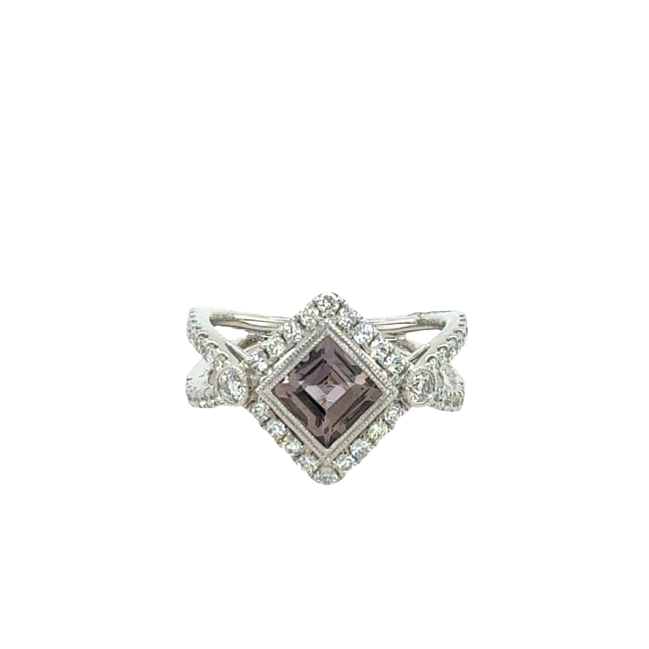 18KW Sapphire Elana Ring