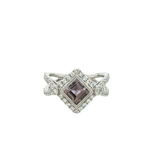 18KW Sapphire Elana Ring