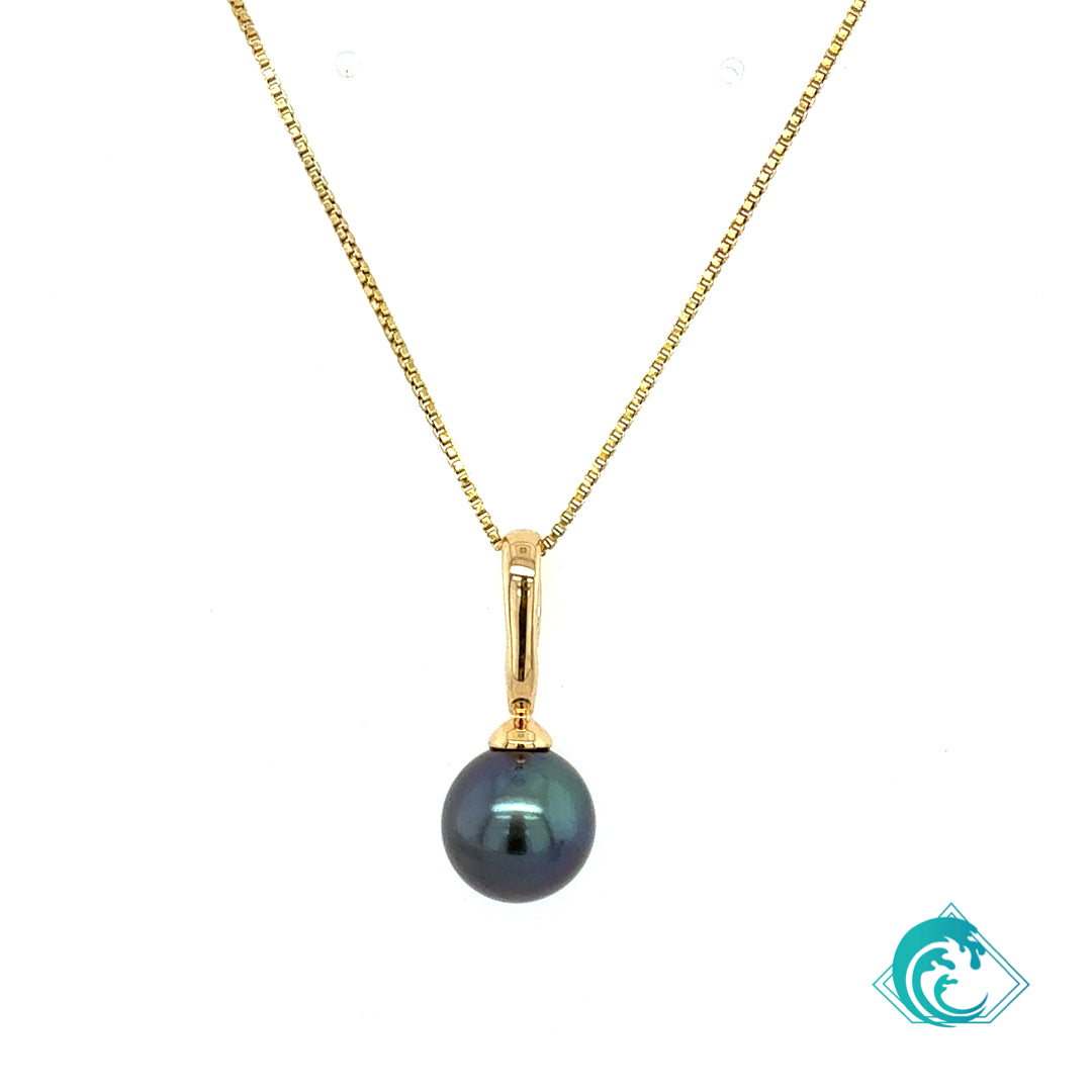 14KY Tahitian Pearl Pendant Enhancer