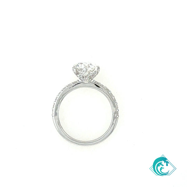 14KW Sustainably Created Brittney Diamond Ring