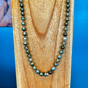 14KY Tahitian Pearl Baroque Multi Color Strand (34")