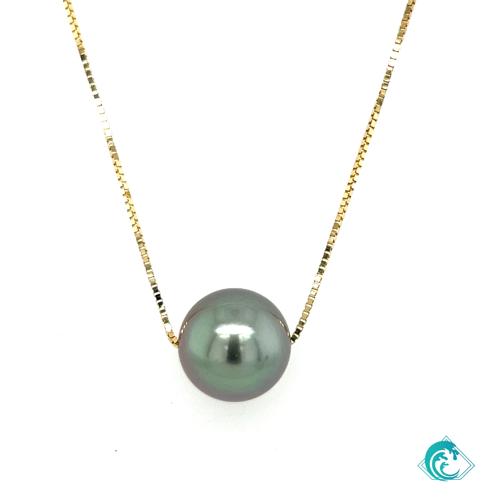 14KY Tahitian Pearl Floater