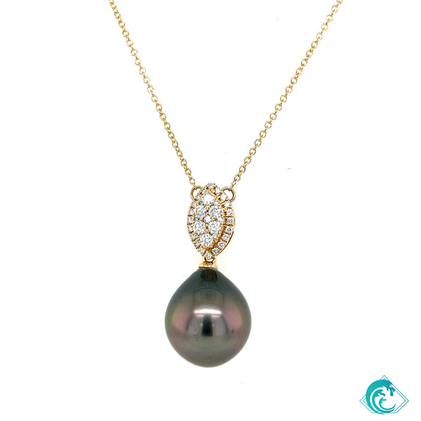 18KY Tahitian Pearl Nala Necklace