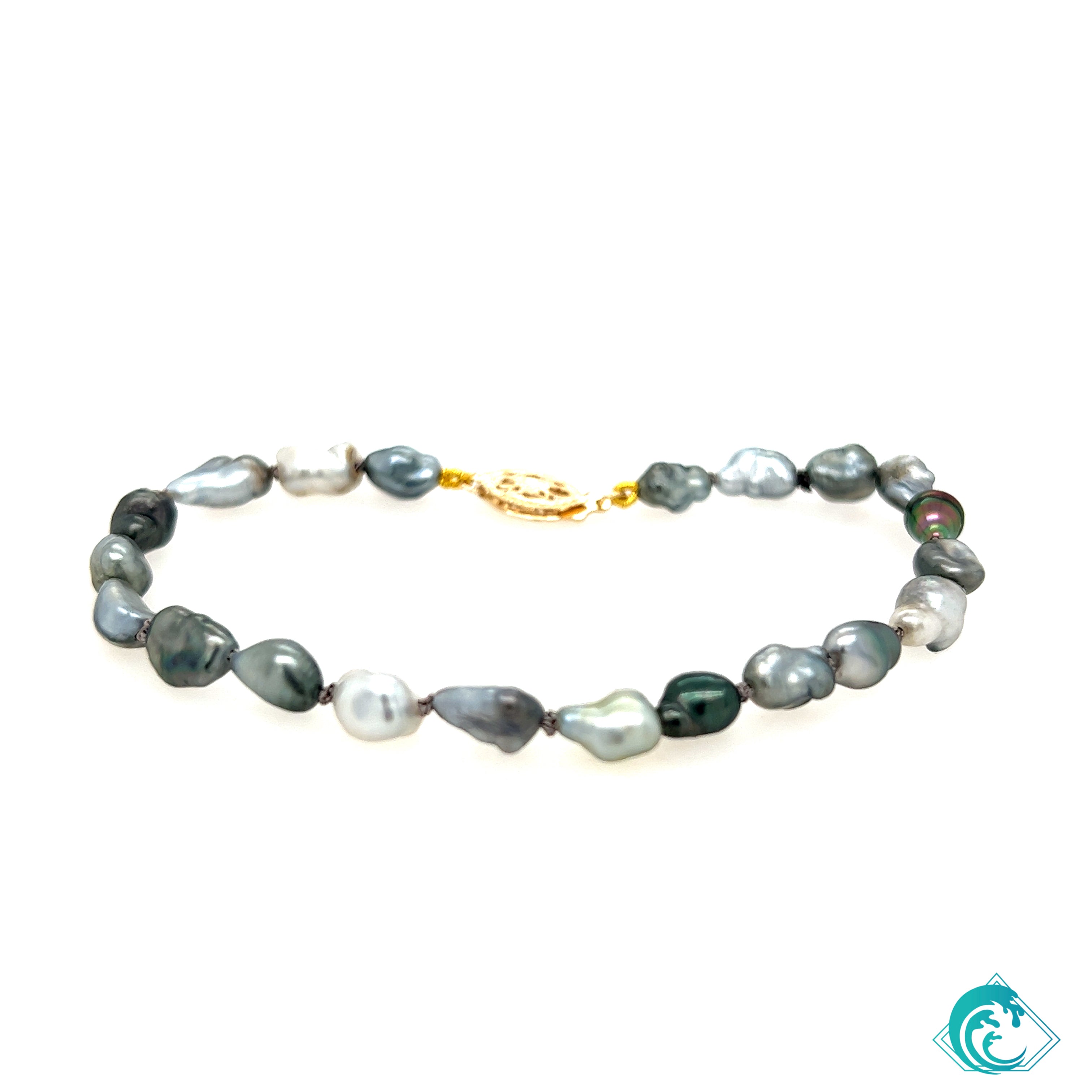 14KY Keshi Pearl Bracelet – Kilauea Fine Jewelry