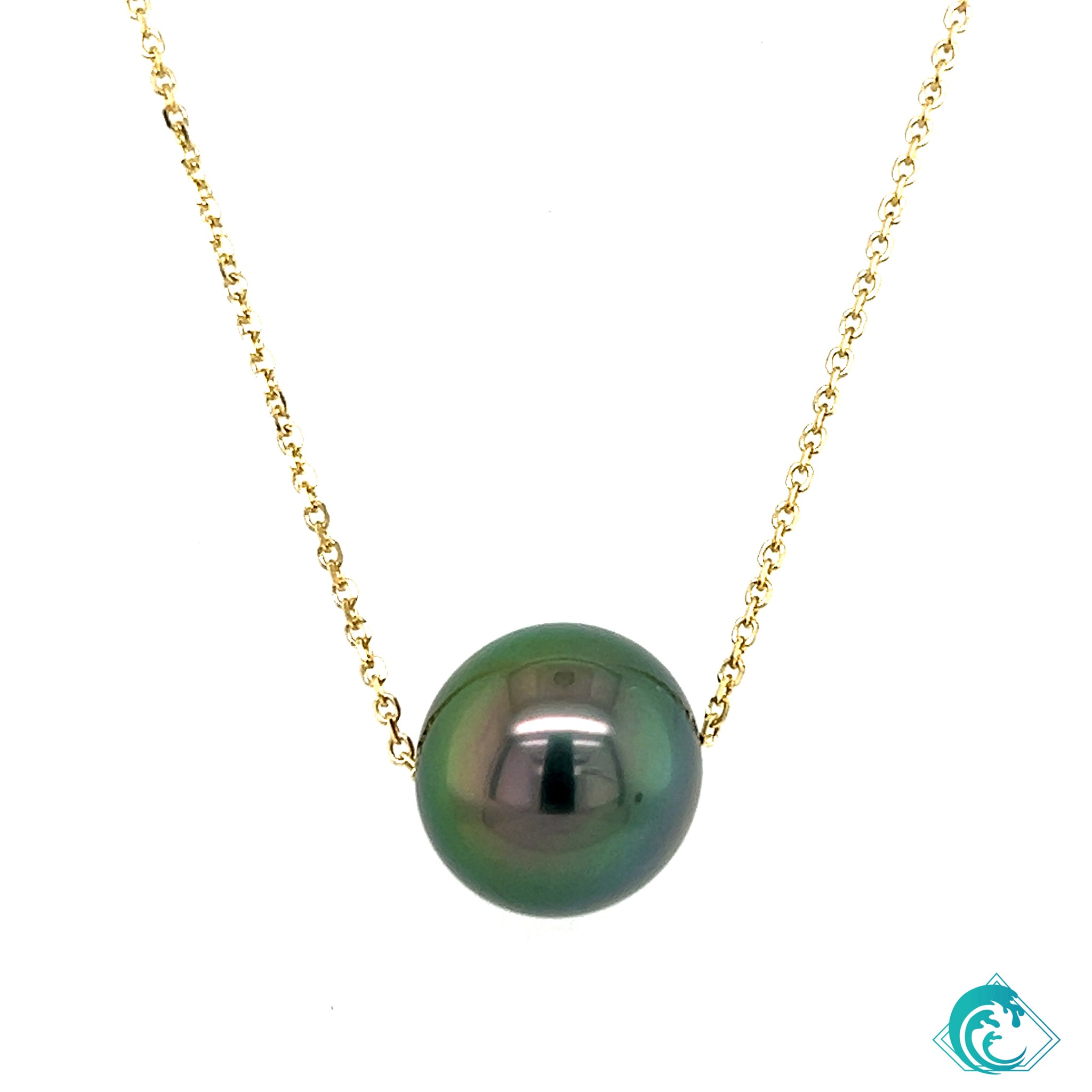 14KY Tahitian Pearl Floater