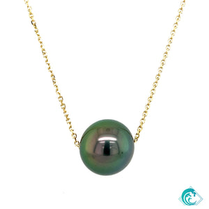 14KY Tahitian Pearl Floater