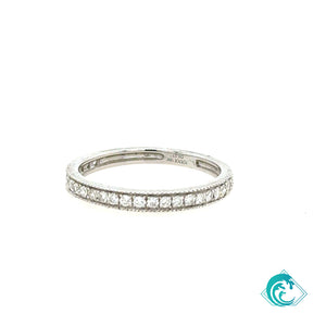 18K Stackable Diamond Bands