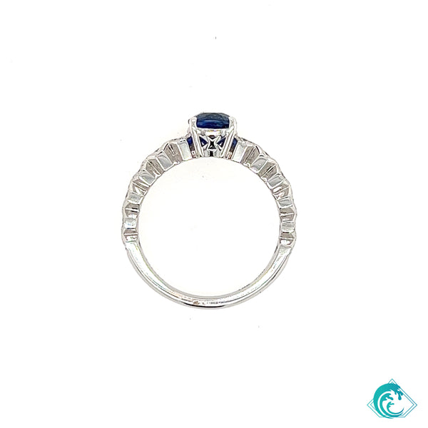 18KW Sapphire Akela Ring
