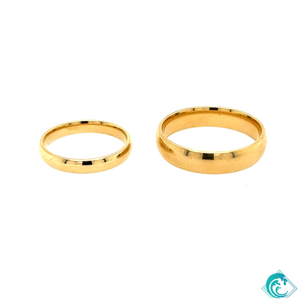 14K Yellow Gold 5mm Band