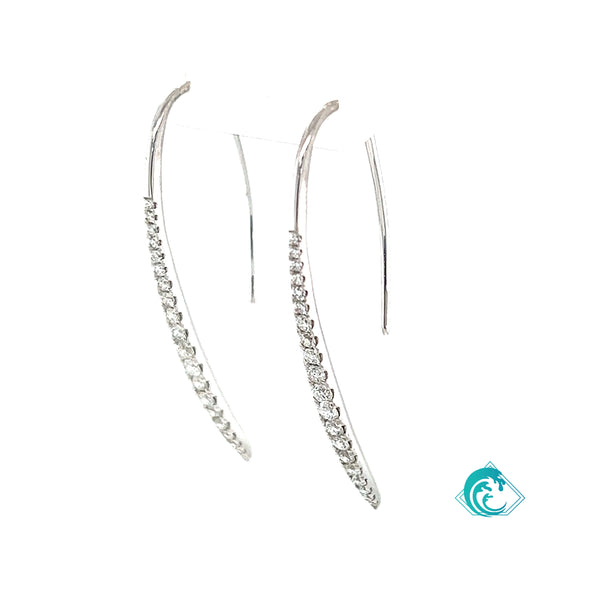 18KW Diamond Maui Earrings