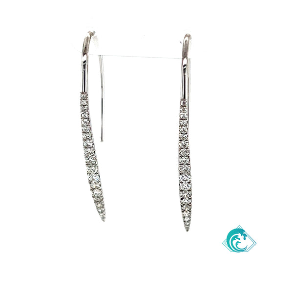 18KW Diamond Maui Earrings